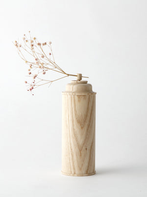 Spray flower vase, wood