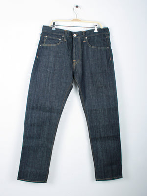 edwin 55 red listed selvage denim blue unwashed