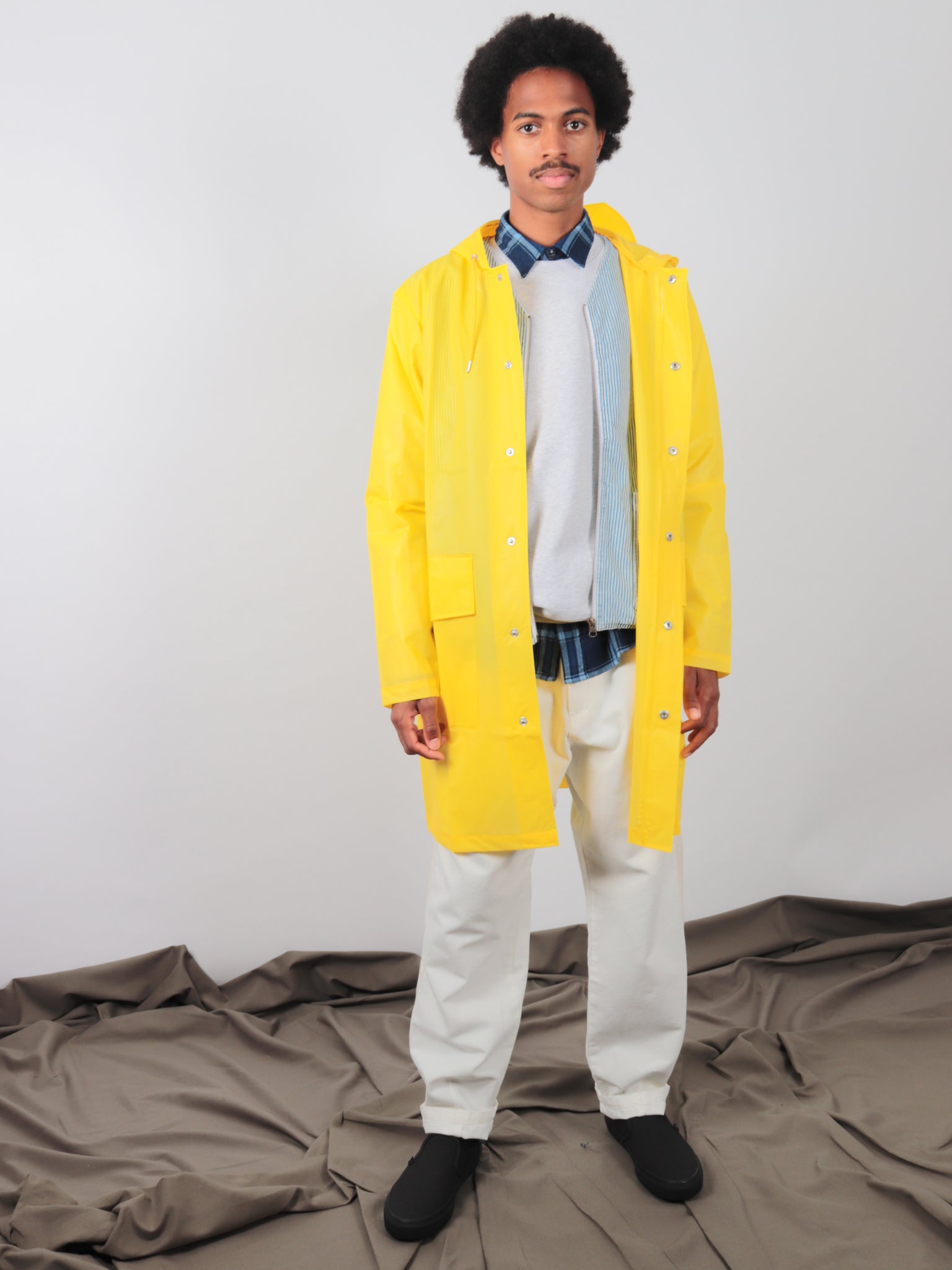 rains raincoat yellow